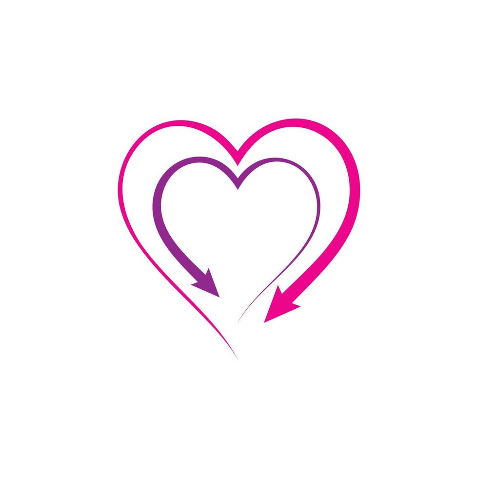 Valentines day logo vector