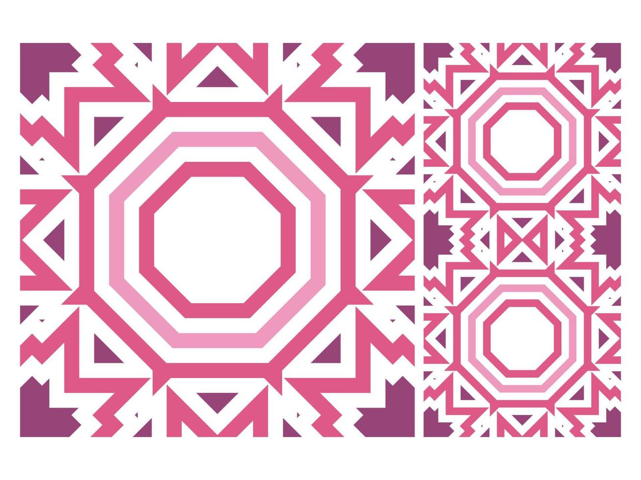 vector libre de forma abstracta geométrica colorida de patrones sin fisuras