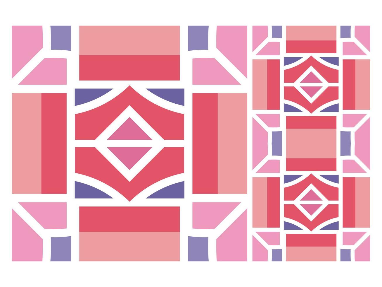Modern Seamless Pattern Colorful Design Tile Motif Free Vector