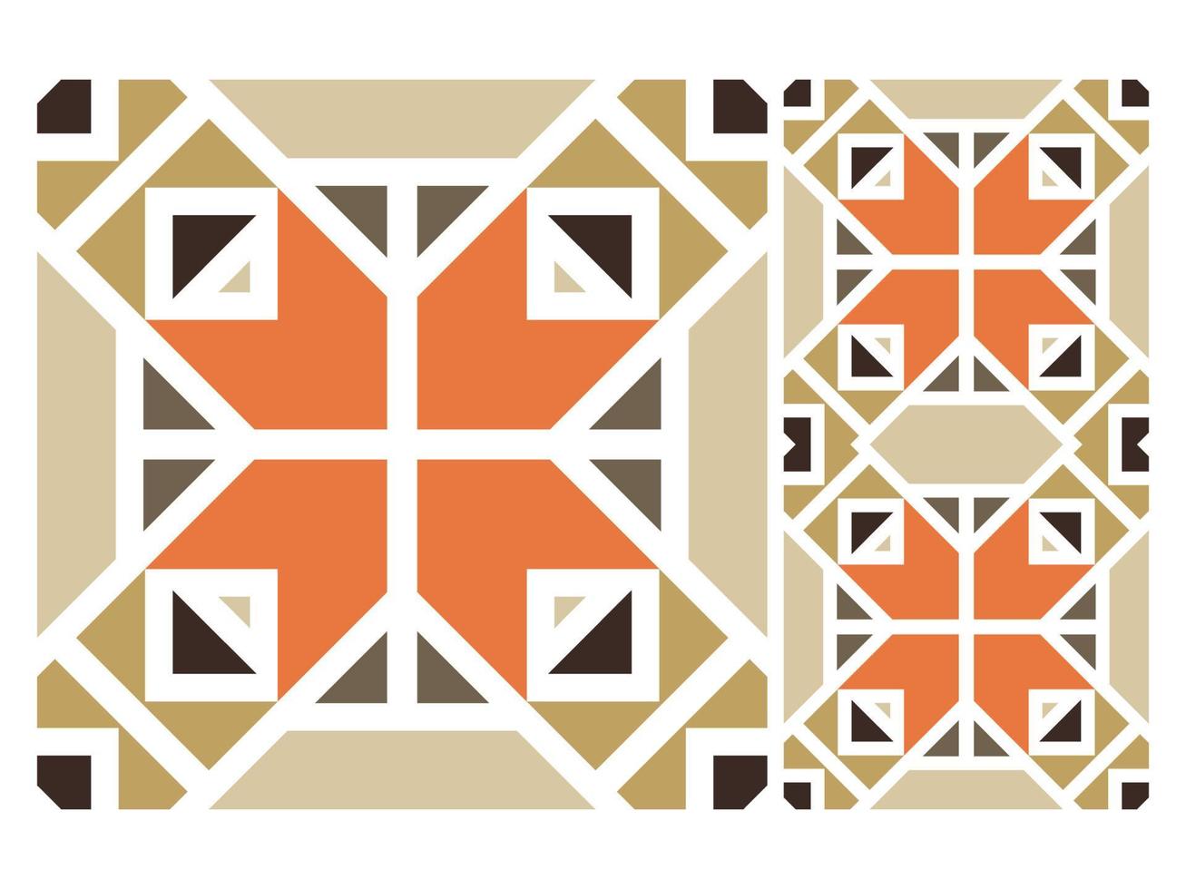 Seamless Pattern Colorful Geometric Abstract Shape Free Vector