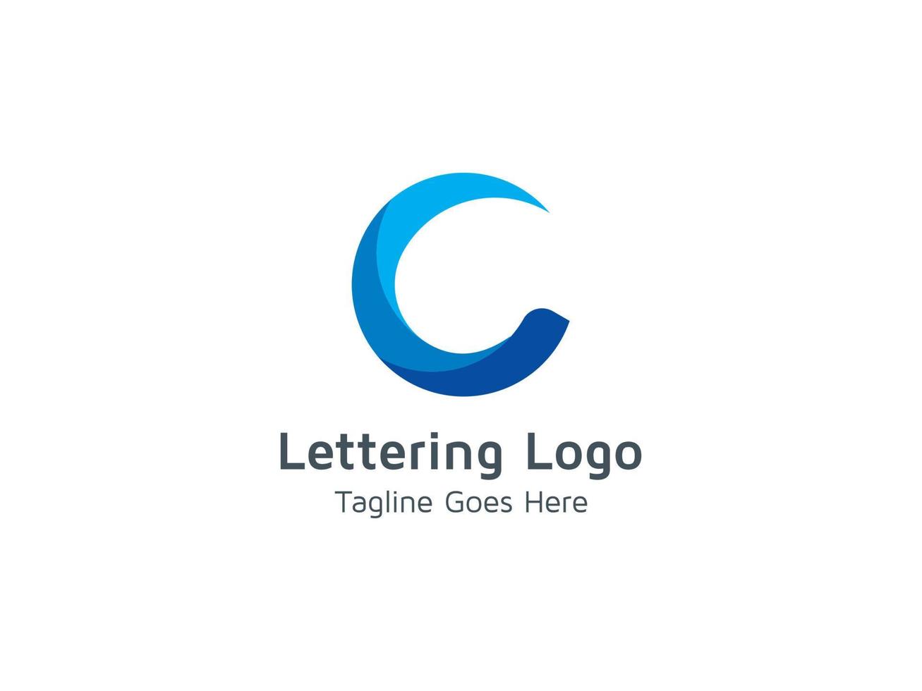 Creative Letter C Logo Design Template Abstract Vector Pro Free