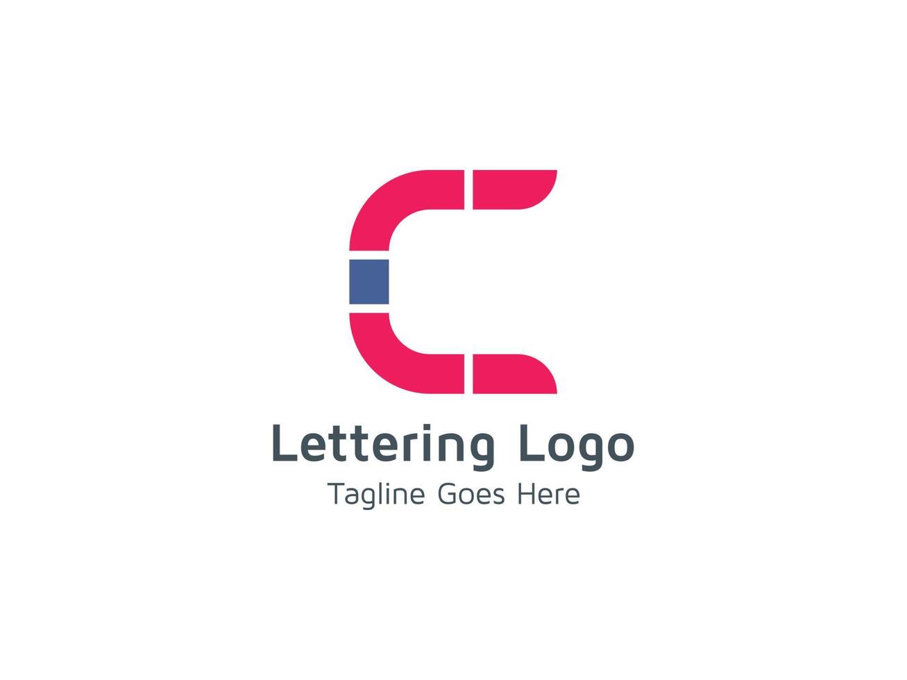 Letter C Abstract Logo Design Branding Icon Vector Illustration Template Pro Free