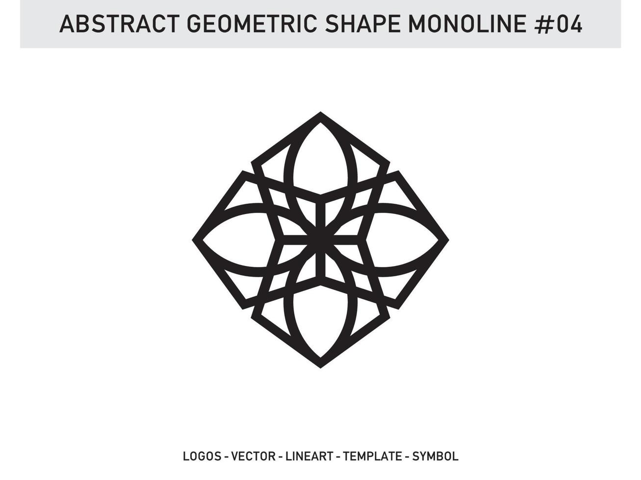 azulejo diseño abstracto forma geométrica monoline vector gratis