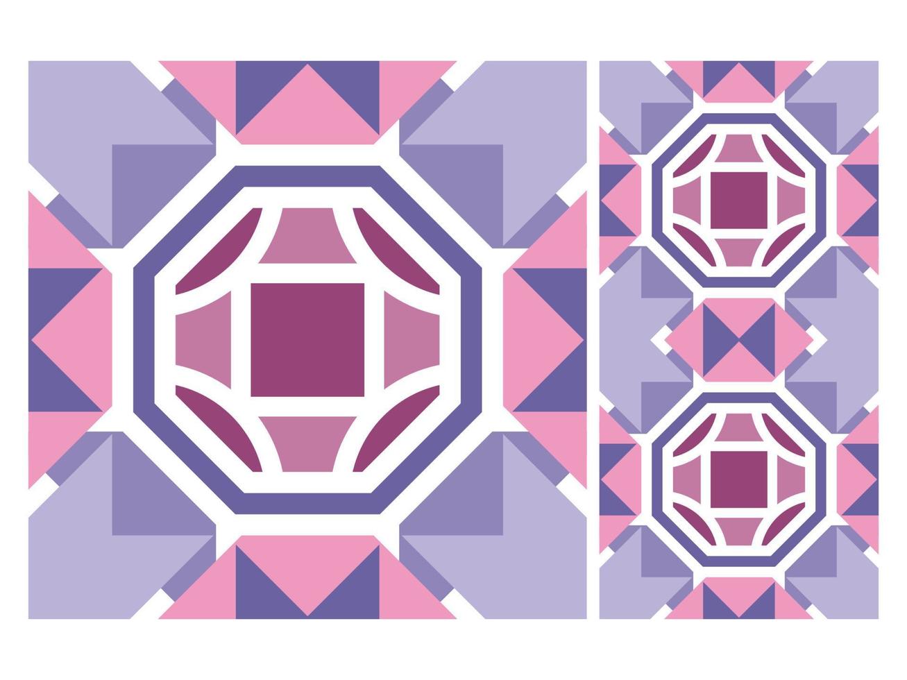 Seamless Pattern Colorful Geometric Abstract Shape Free Vector