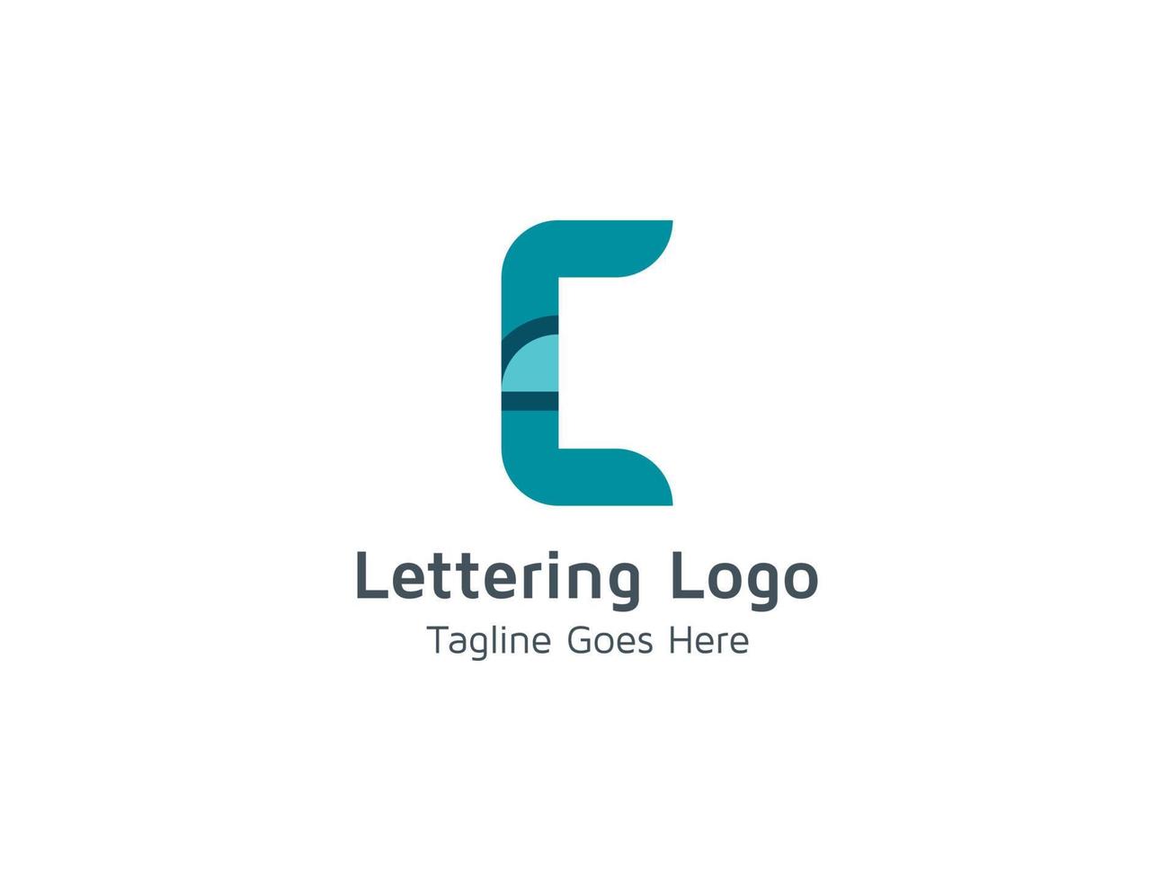 Abstract Letter C Typography Vector Logo Design Templates Pro Free