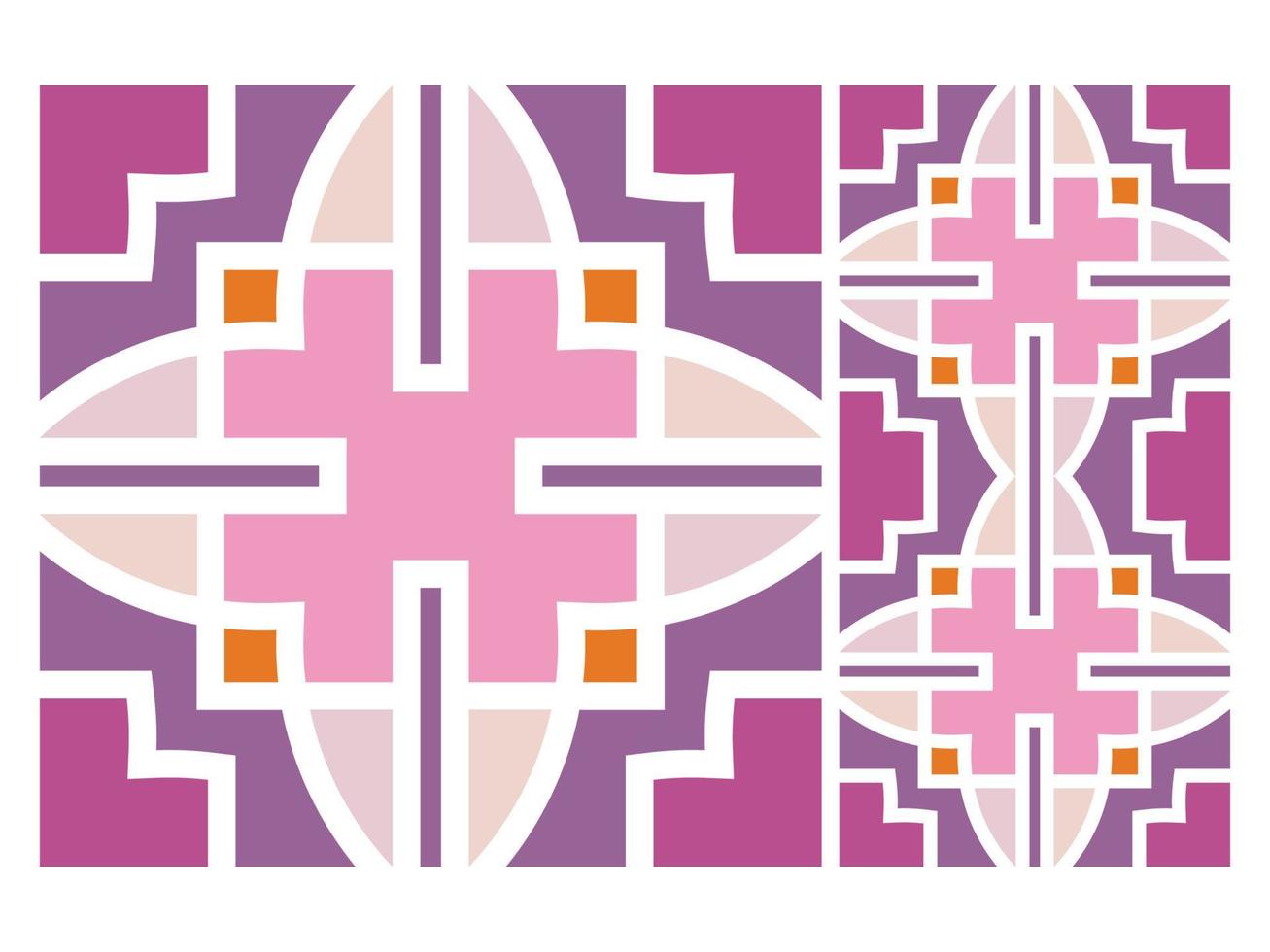 Modern Seamless Pattern Colorful Design Tile Motif Free Vector