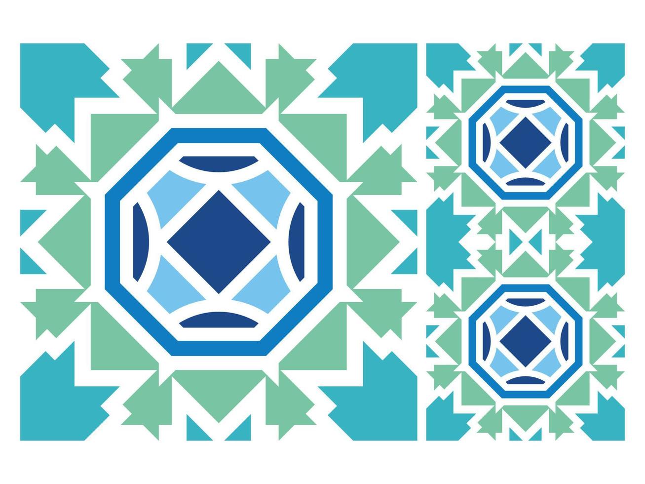 Seamless Pattern Colorful Geometric Abstract Shape Free Vector