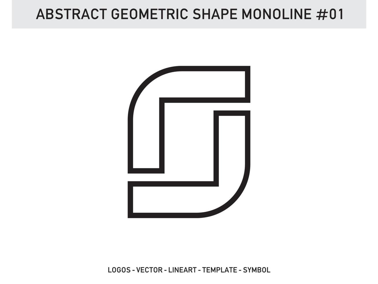 patrón de diseño de mosaico monoline de forma geométrica abstracta sin costura pro gratis vector