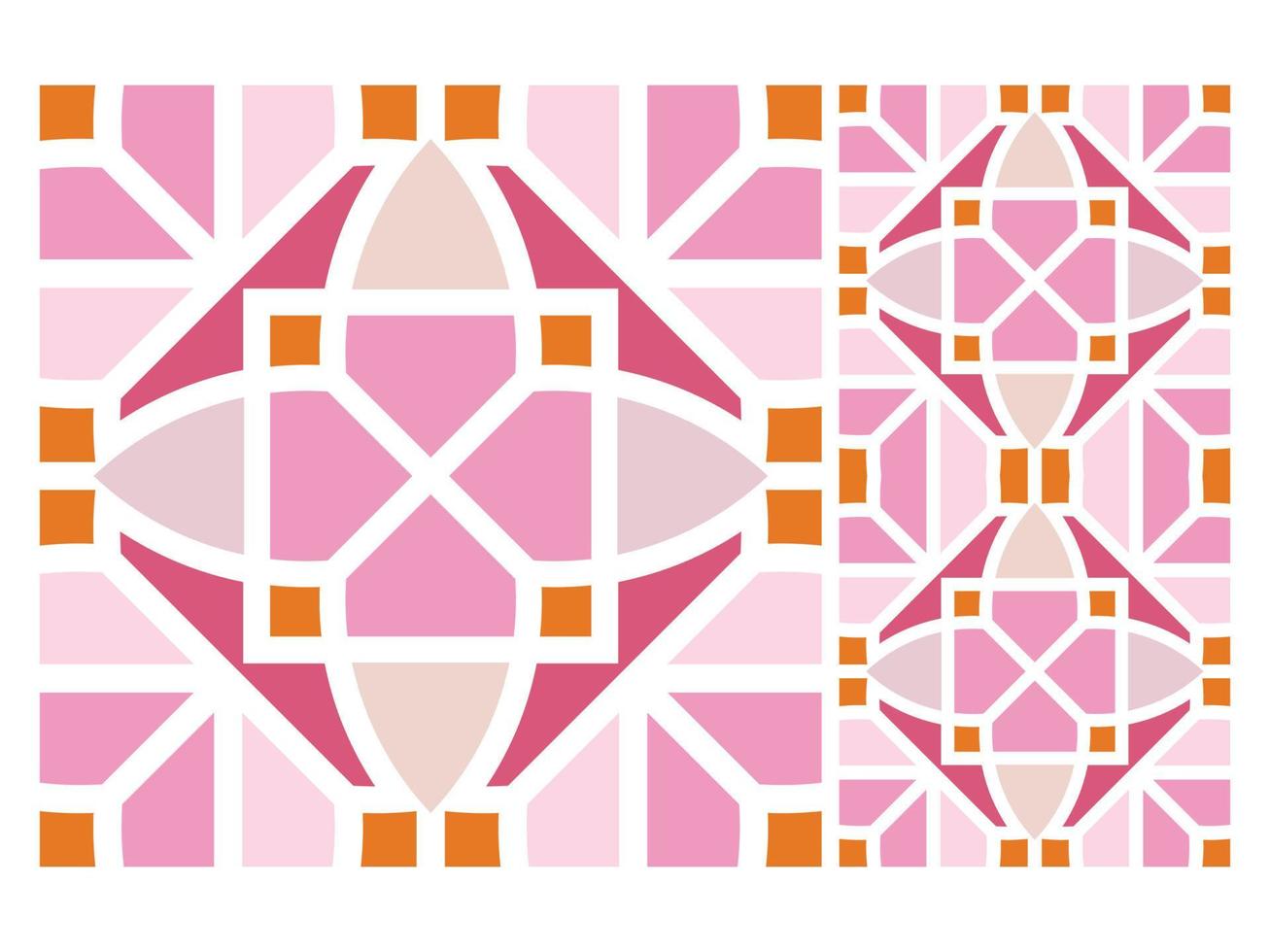 Modern Seamless Pattern Colorful Design Tile Motif Free Vector