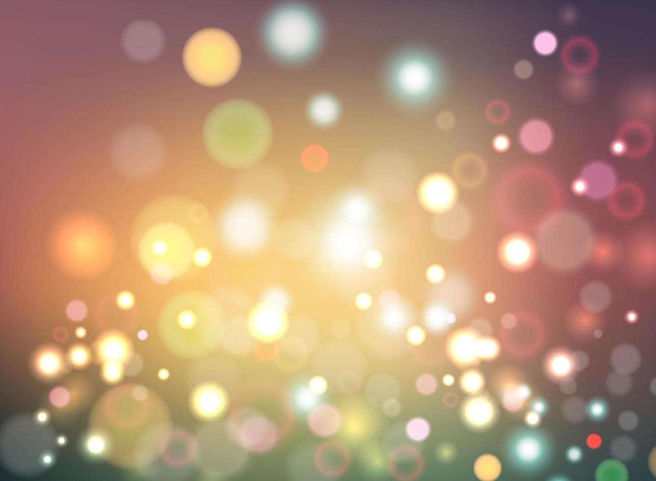 Abstract colorful smooth blurred vector background with bokeh effect. Light dots   energy background, wallpaper