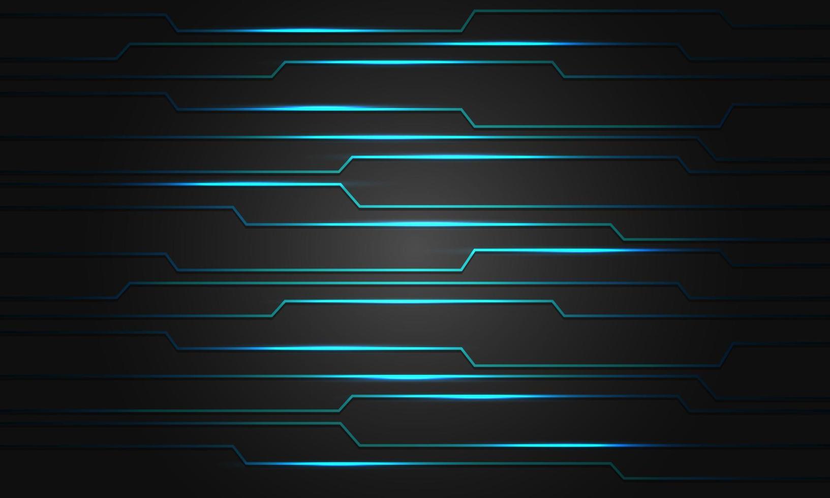 Abstract blue circuit line technology on grey design modern futuristic background vector