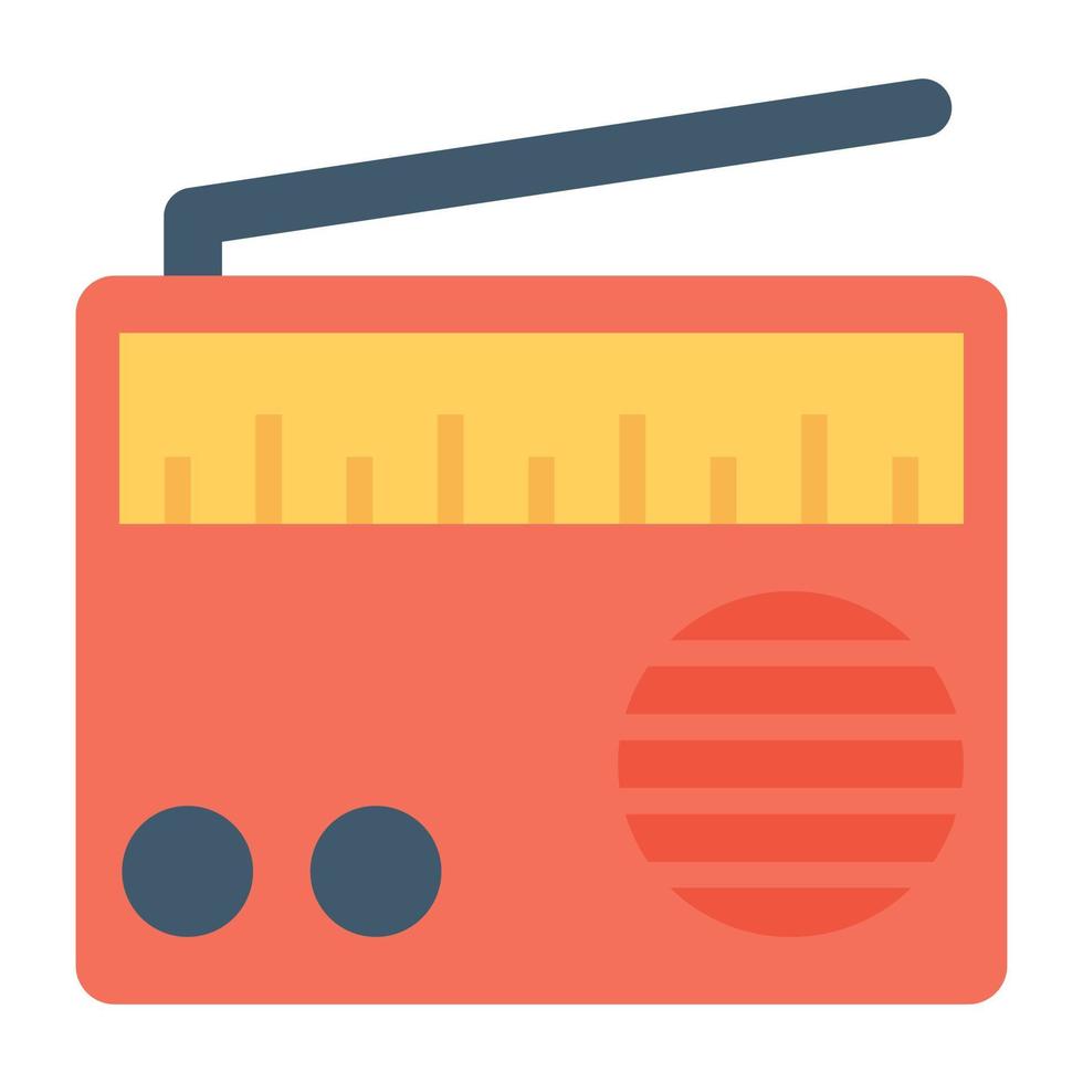 Trendy Radio Concepts vector