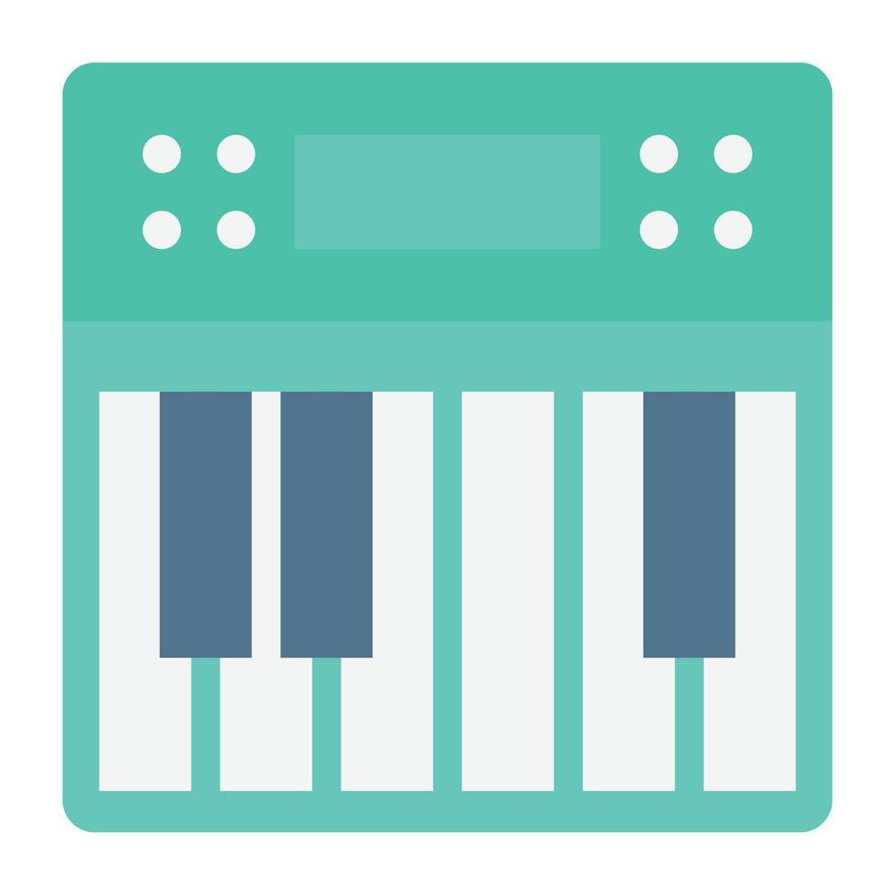 conceptos de piano electrico vector