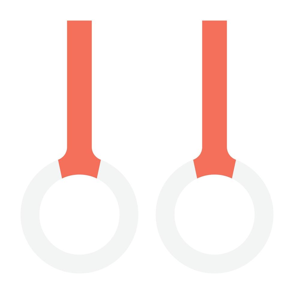 Gymnastic Rings Concepts vector