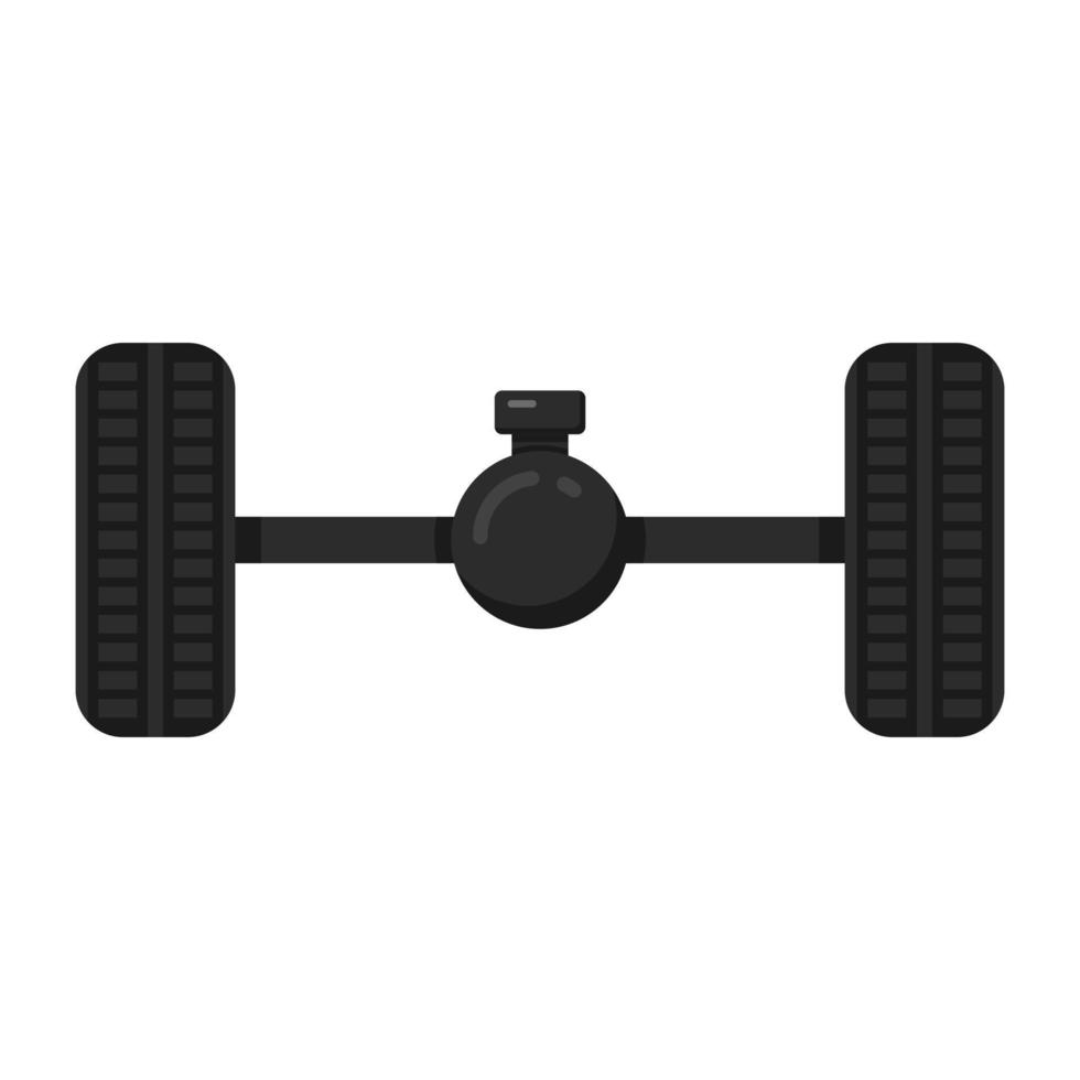 Pressure indicator, flat style icon of valve manometer vector