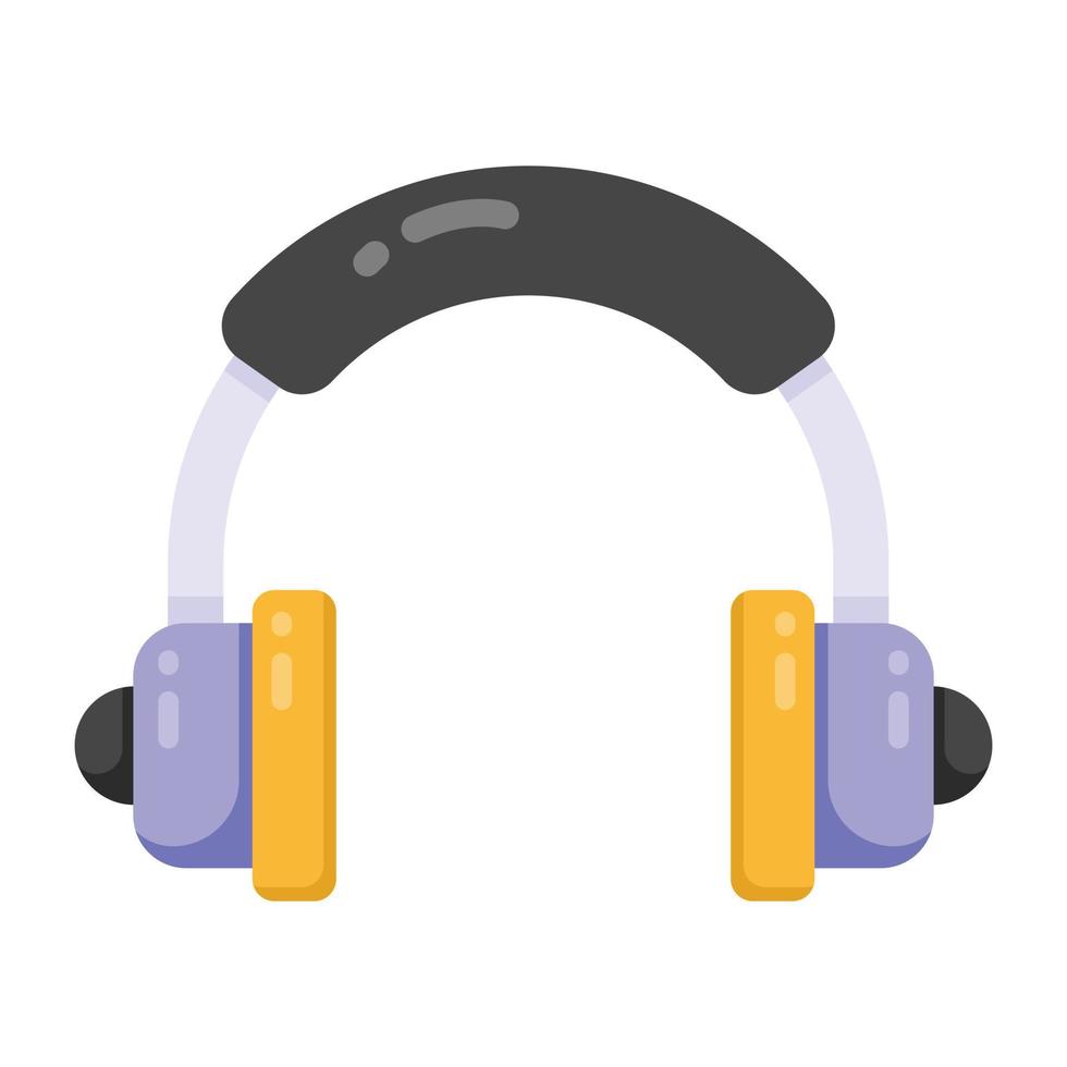 Vector design of headphones icon