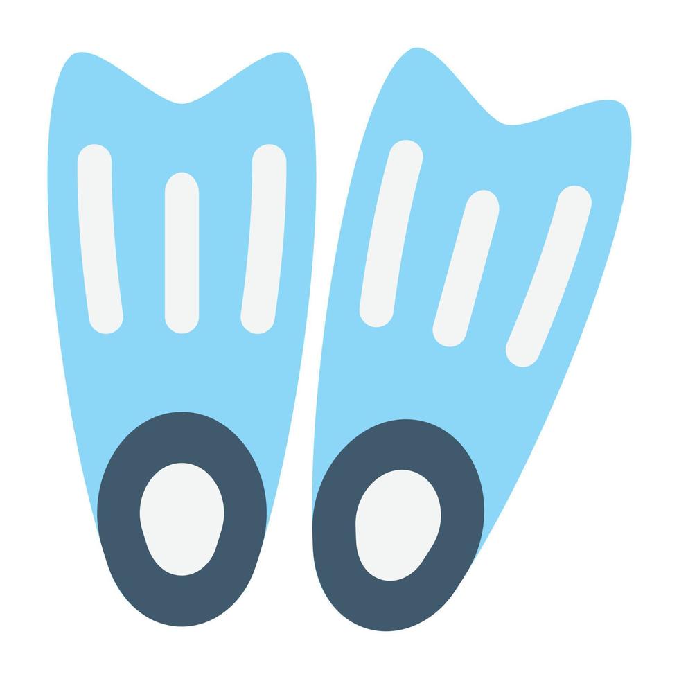 Diving Fins Concepts vector