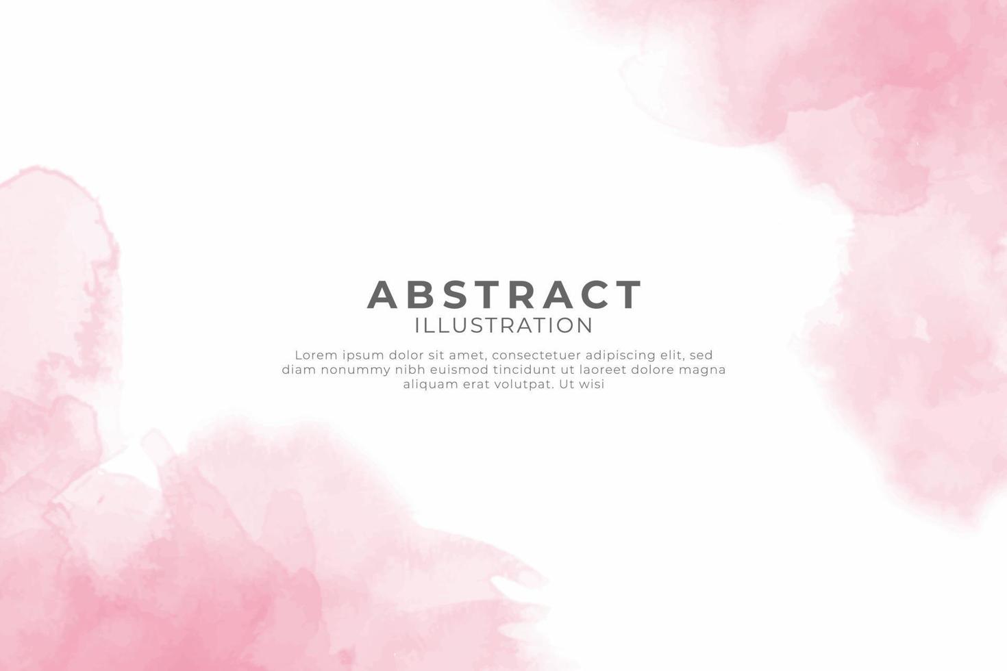 Abstract splashed watercolor textured background vector