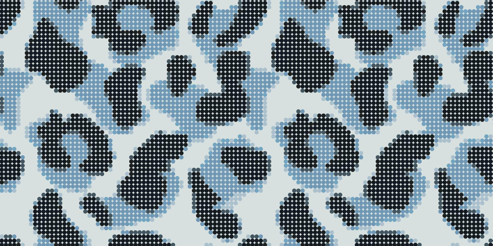 Round shape cheetah seamless pattern. Geometric circle animal fur wallpaper. vector