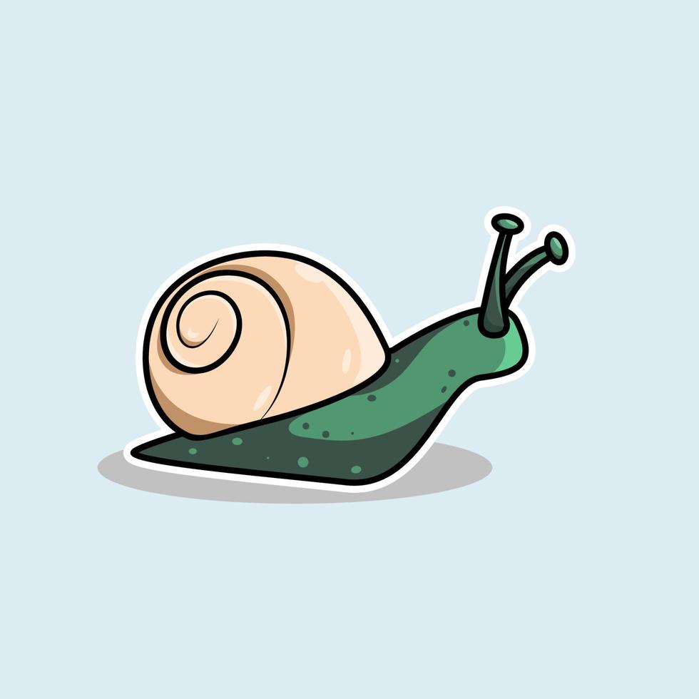 Snail cartoon design, Vector illustration eps.10