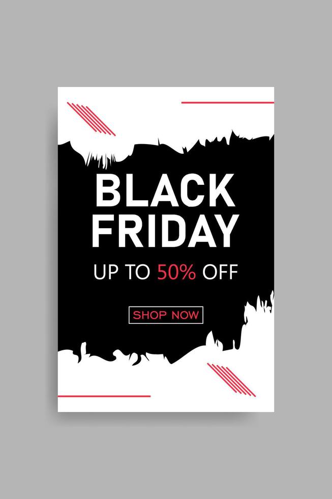 Black friday sale background. Modern design. Universal vector background for poster, banners, flyers, card,advertising brochure