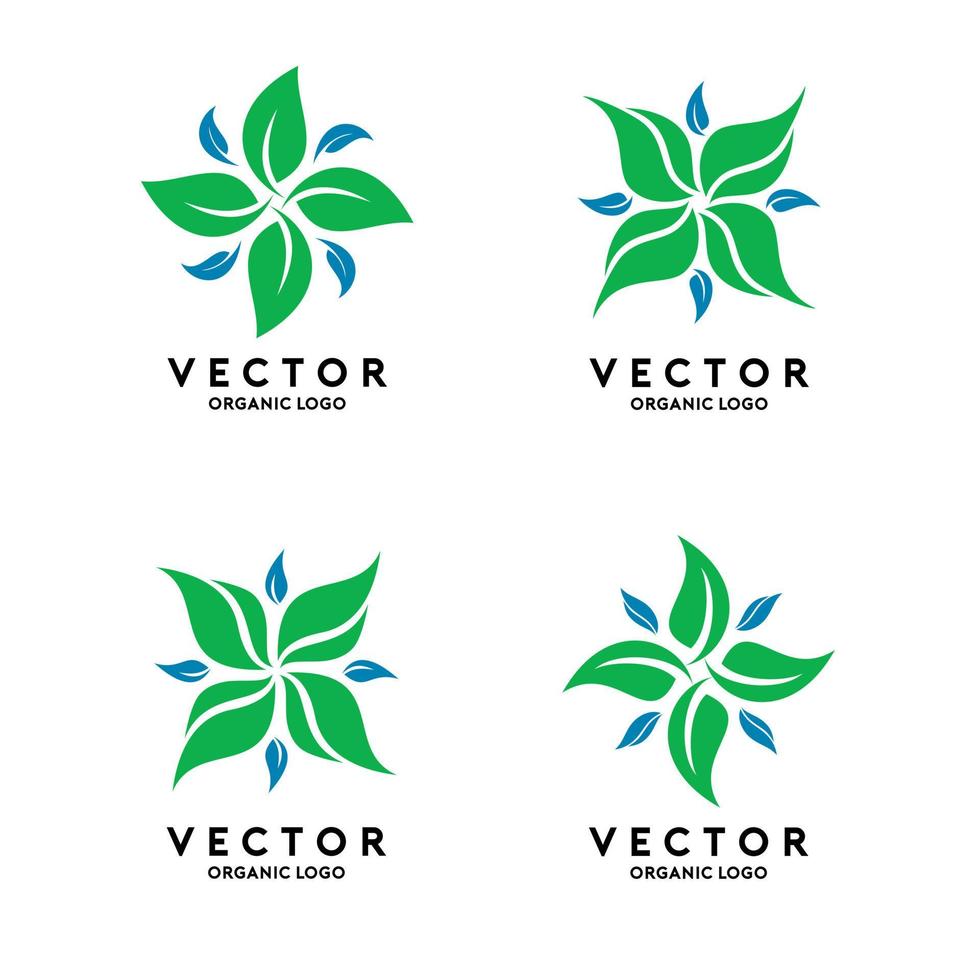 vector de plantilla de logotipo de forma orgánica