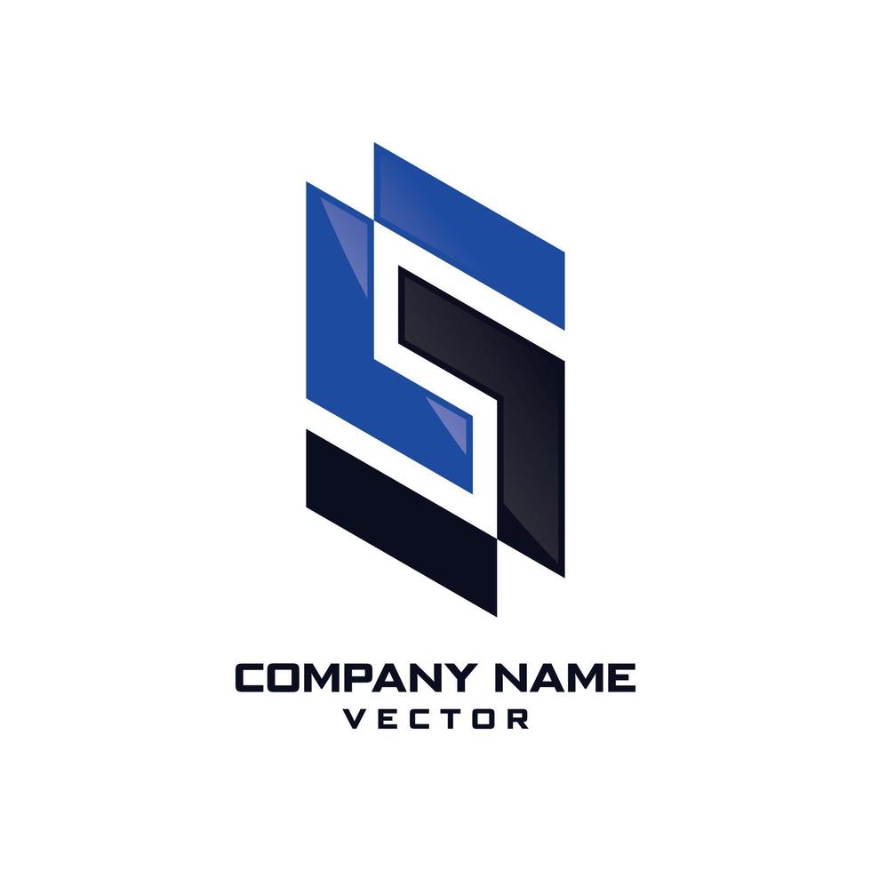 s símbolo vector de plantilla de logotipo de empresa