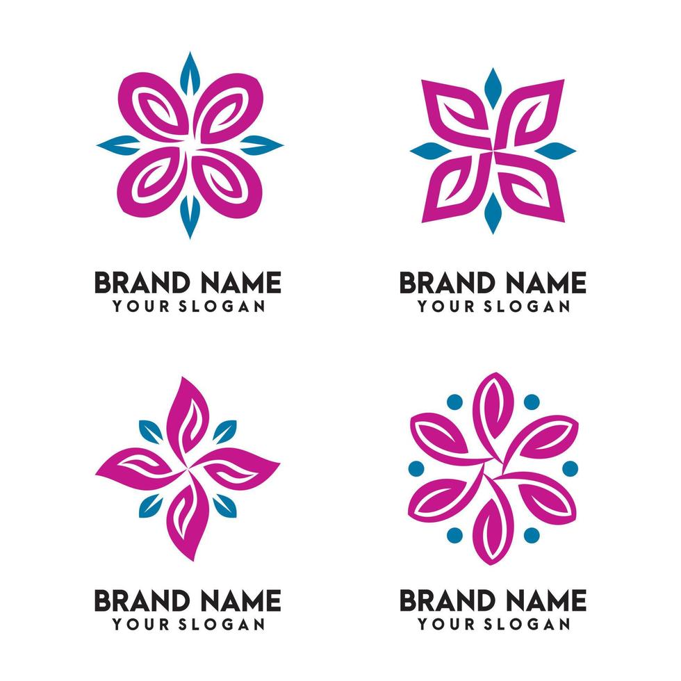 Flower Logo Template Vector