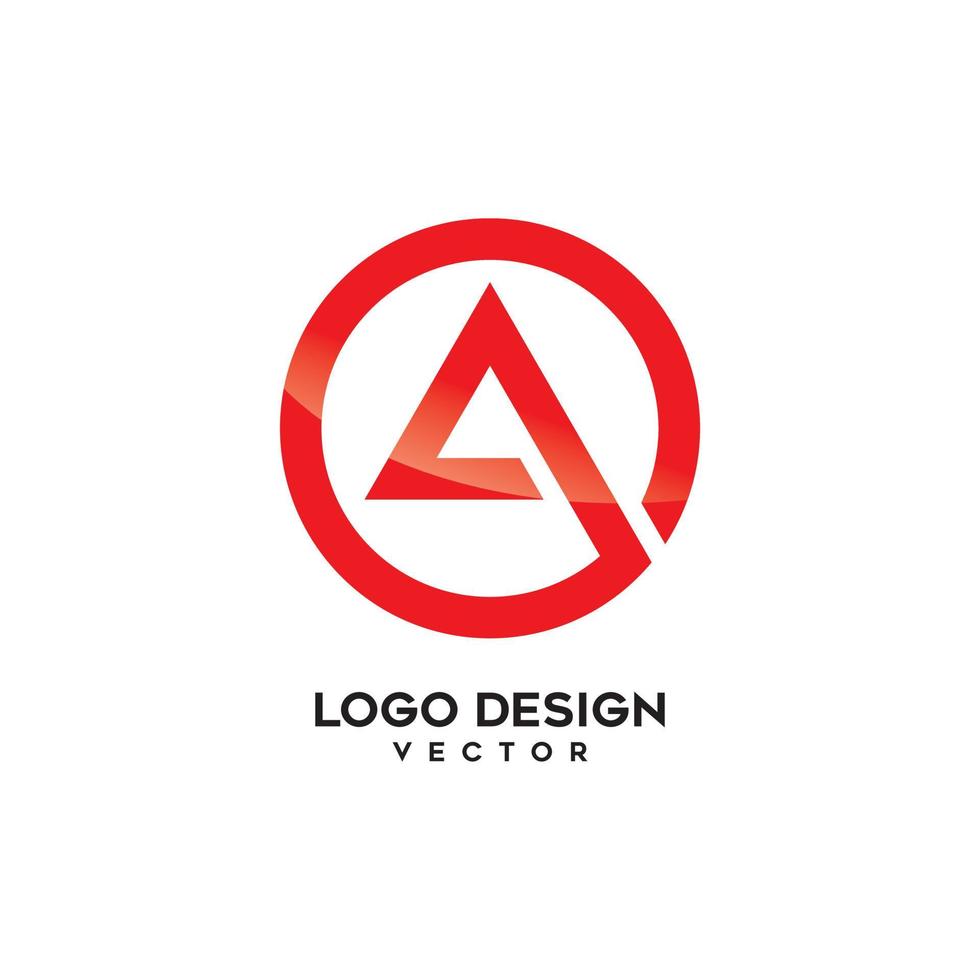 un diseño de logotipo de letra vector