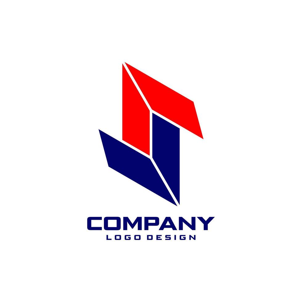 plantilla de logotipo de empresa de símbolo de s moderno vector