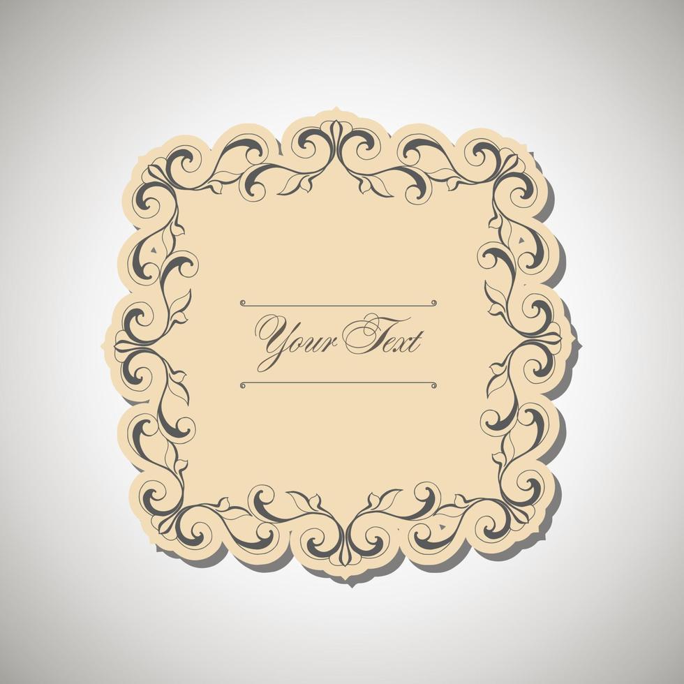 Vintage labels frames art-deco  image.damask vintage baroque scroll ornament swirl. Victorian monogram heraldic shield swirl.Retro floral leaf pattern border foliage antique  acanthus. vector