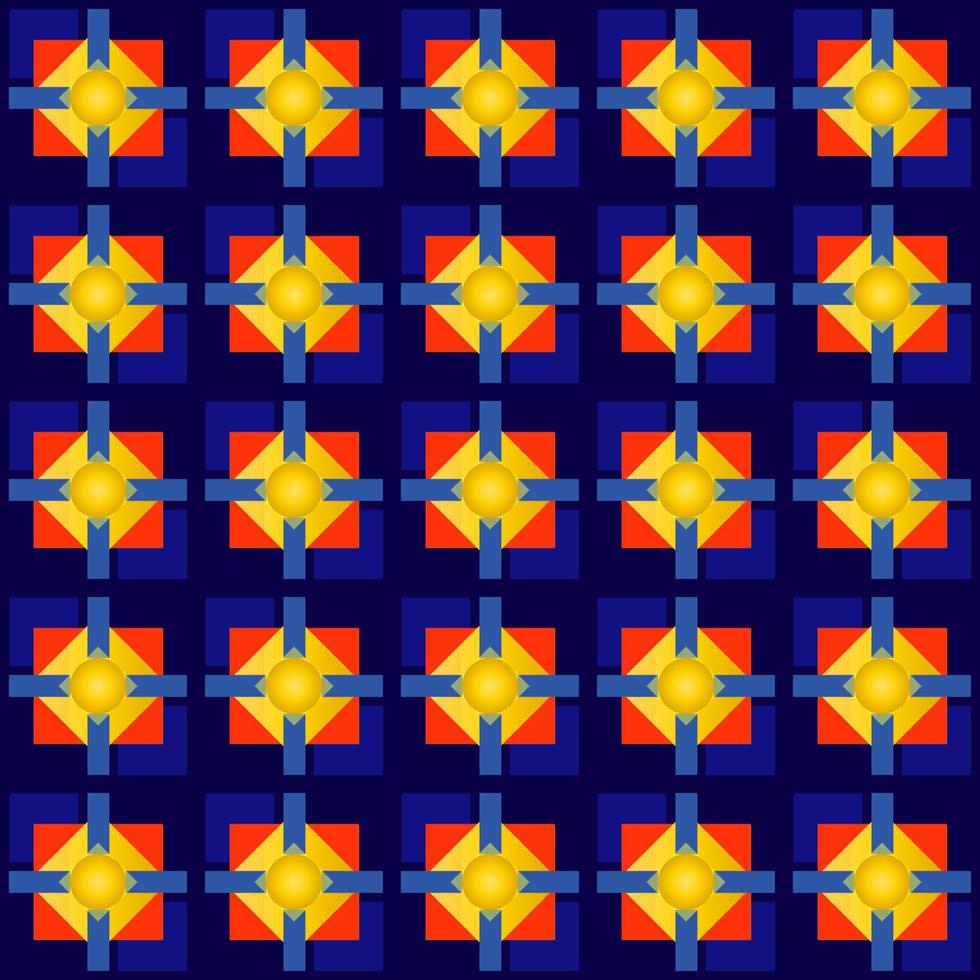 Geometric Colored Pattern vector