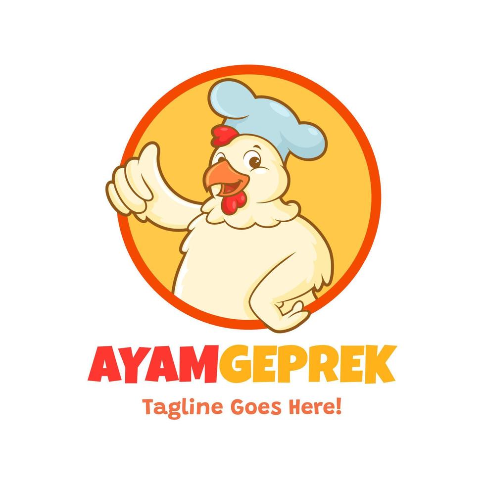 Mascot of Chicken vector