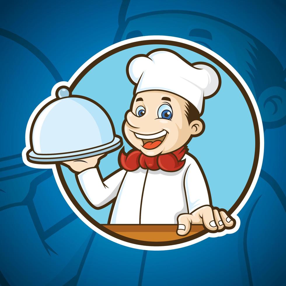 Mascot of Cute Chef vector