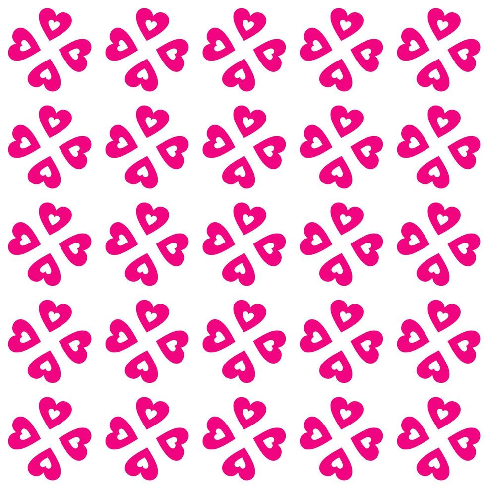 Colored Hearts Pattern vector