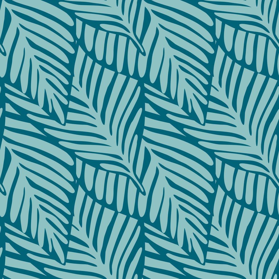 Exotic plant seamless pattern. Tropical pattern, palm leaves vector