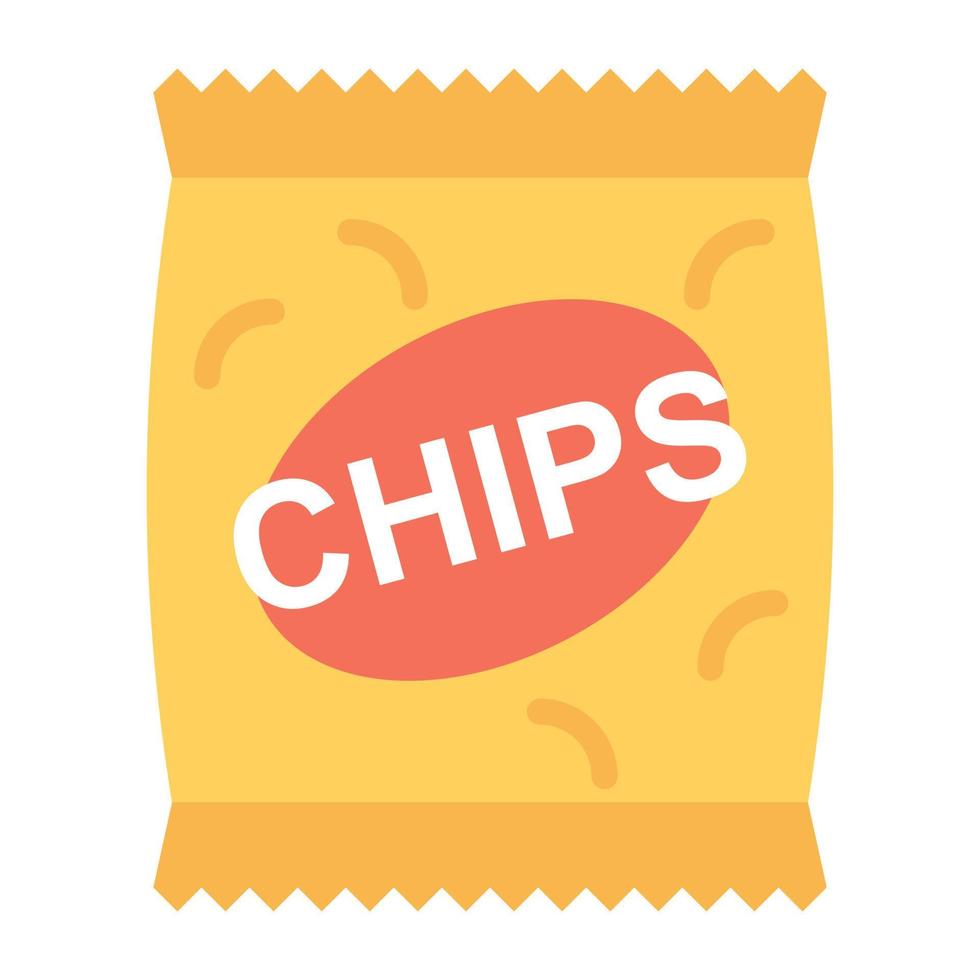 Conceptos de paquete de chips vector
