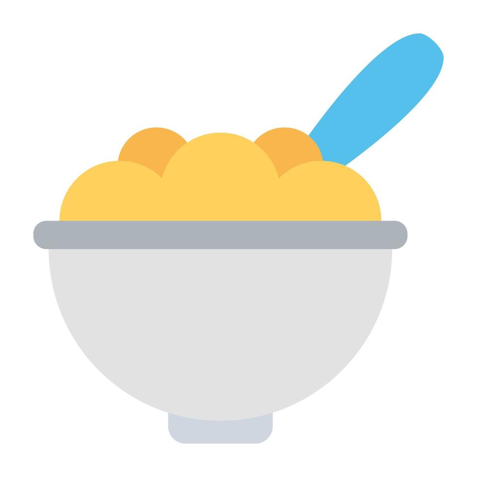 Trendy Bowl Concepts vector