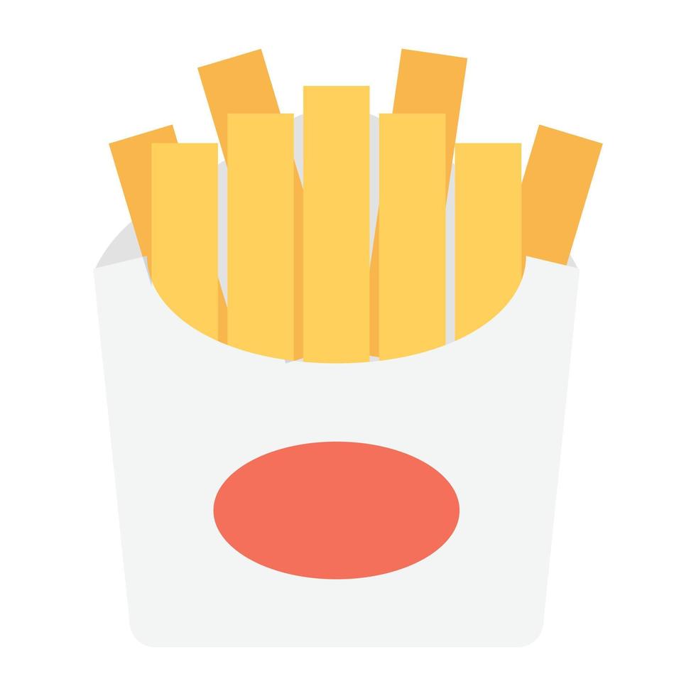 Fries Pack Concepts vector