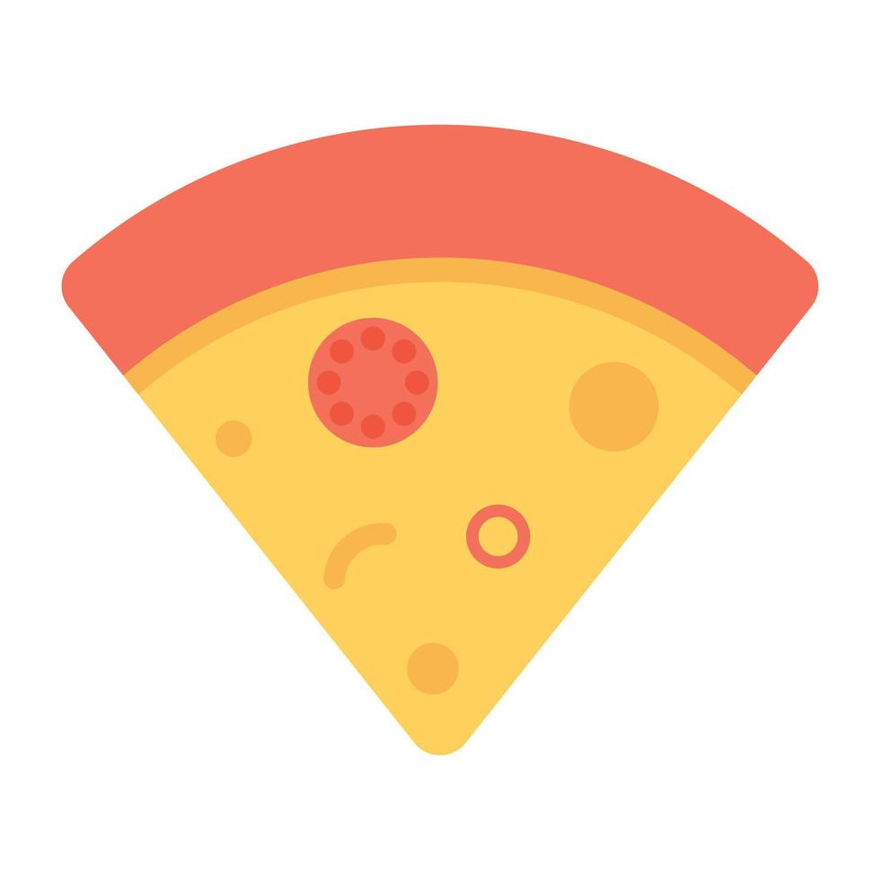 conceptos de rebanada de pizza vector