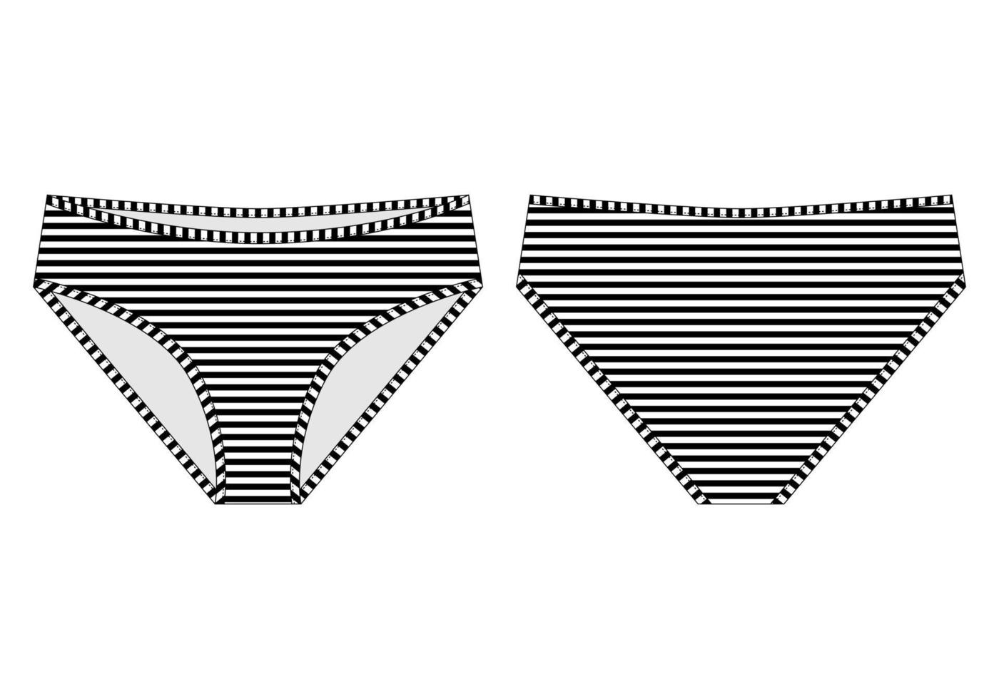 Girls lingerie underwear. Lady underpants. Female white knickers. 5496813 Vector  Art at Vecteezy