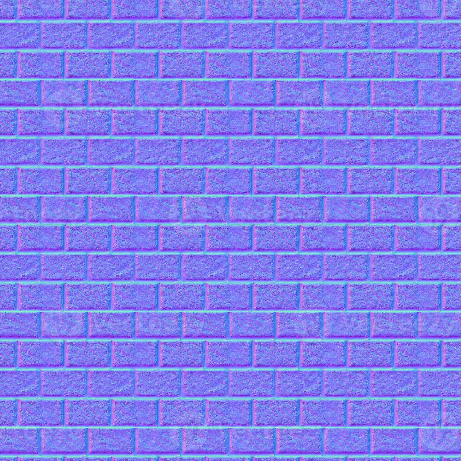 Normal map Brick wall texture, normal mapping texture 5628384 Stock ...