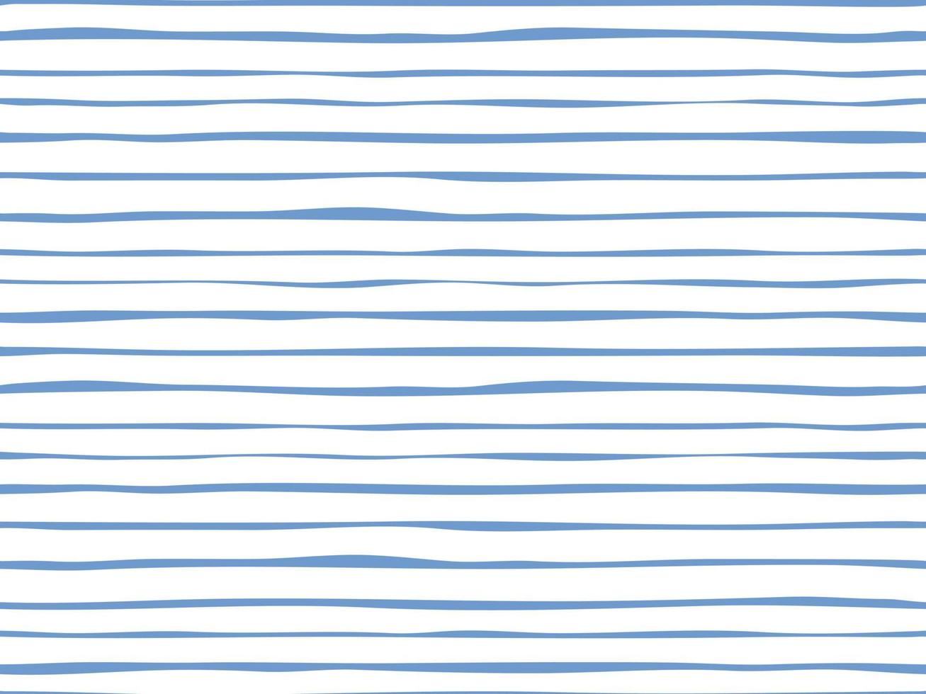 patrón sin costuras con rayas azules dibujadas a mano vector