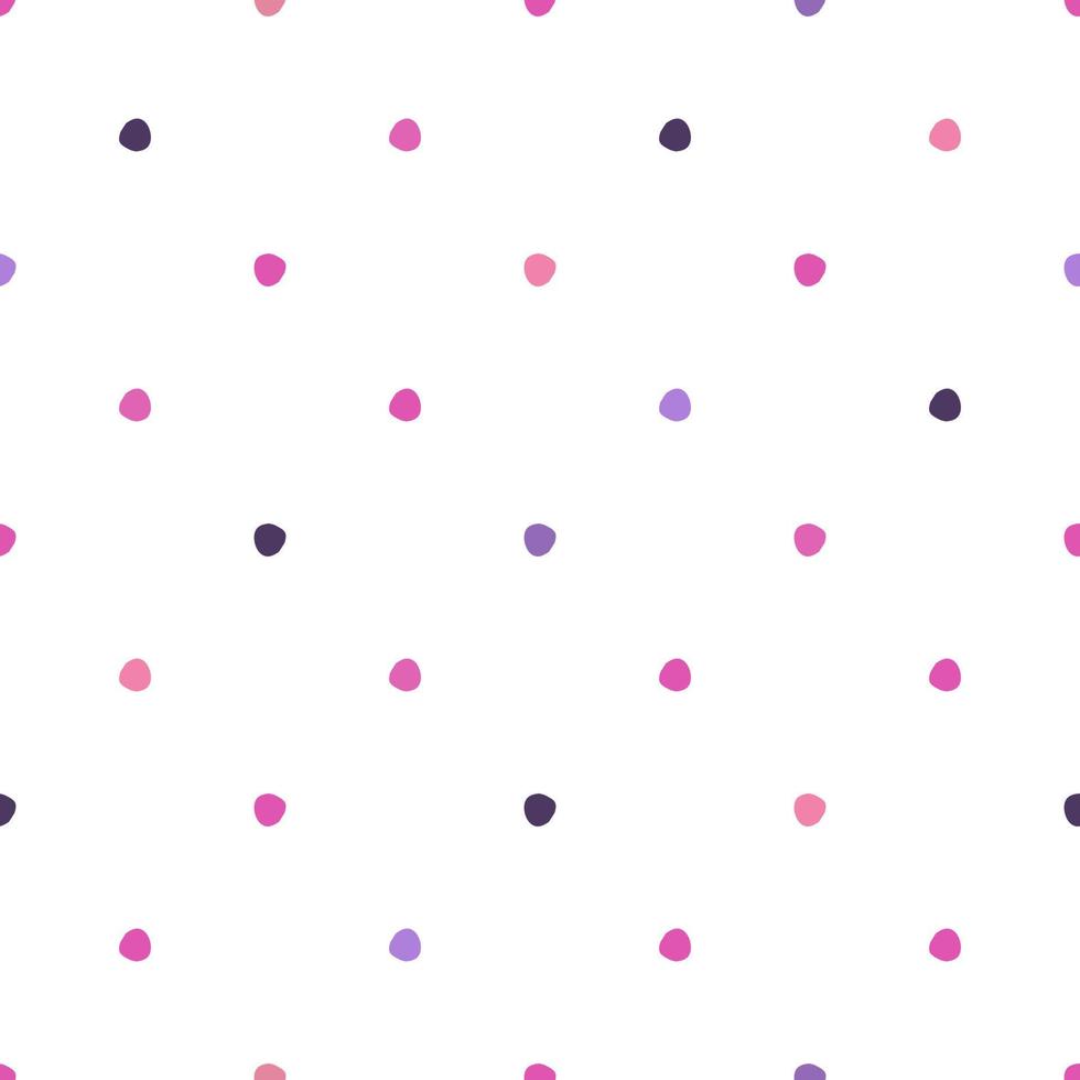 Polka dot seamless pattern on white background. Cute wallpaper. 5630250  Vector Art at Vecteezy