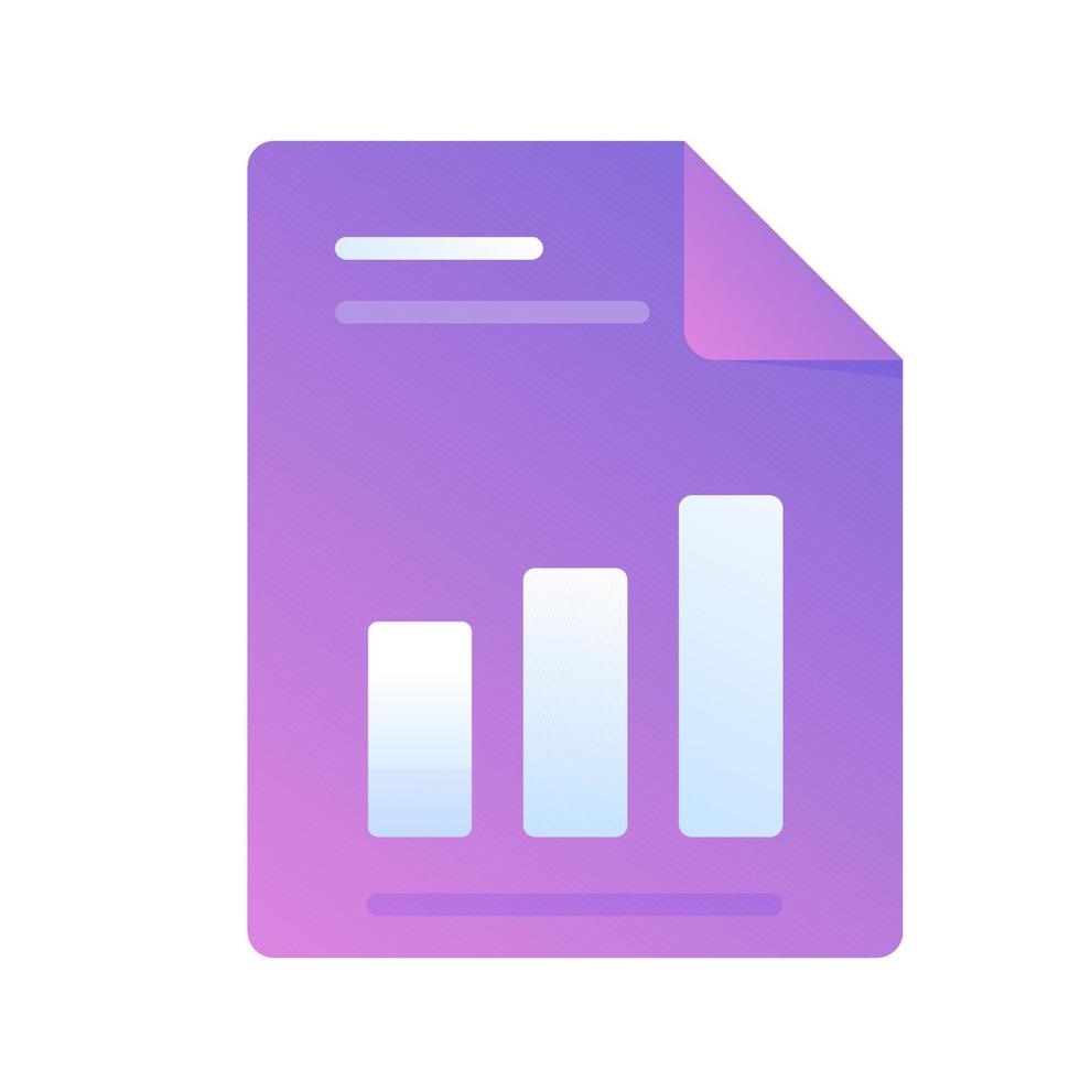 Document Graphic Icon vector