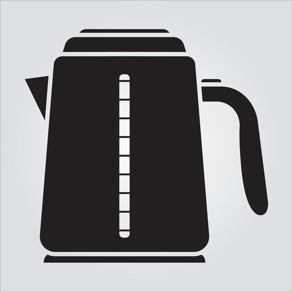 Isolated Glyph Kettle Transparent Scalable Vector Graphic