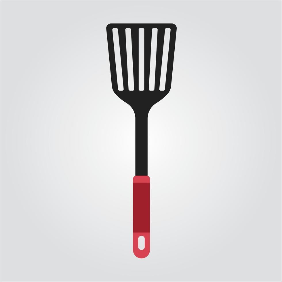 Isolated Color Kitchenware Spatula Transparent Scalable Vector Graphic