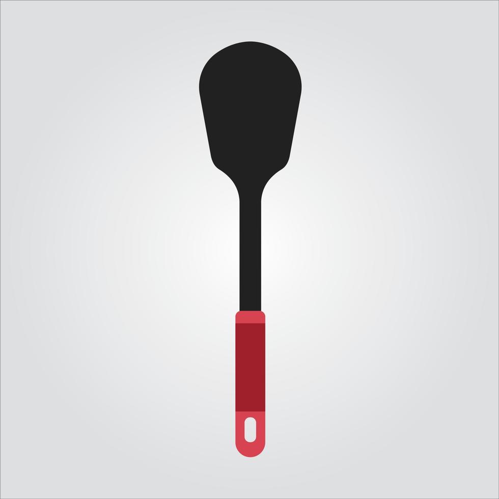 cuchara de utensilios de cocina de color aislado gráfico vectorial escalable transparente vector
