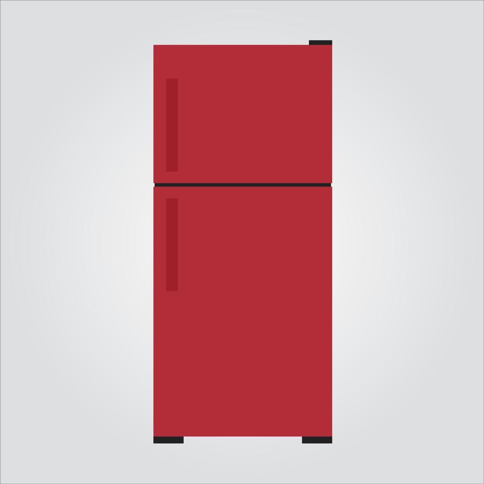 refrigerador de utensilios de cocina de color aislado gráfico vectorial escalable transparente vector