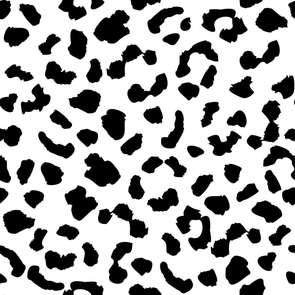 Leopard skin seamless pattern texture repeat. Abstract animal fur wallpaper. vector